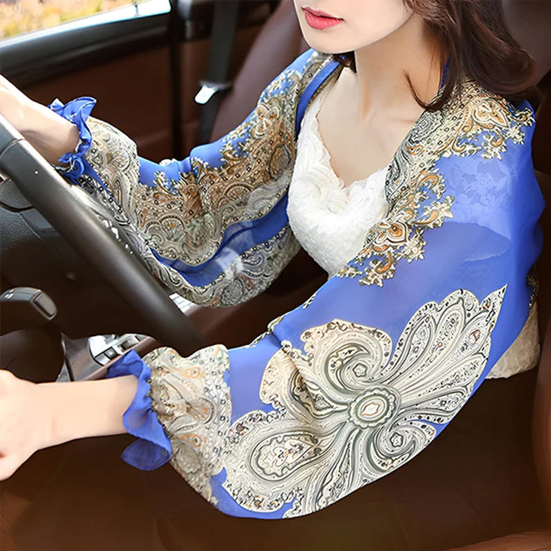 sunscreen sleeve shawl