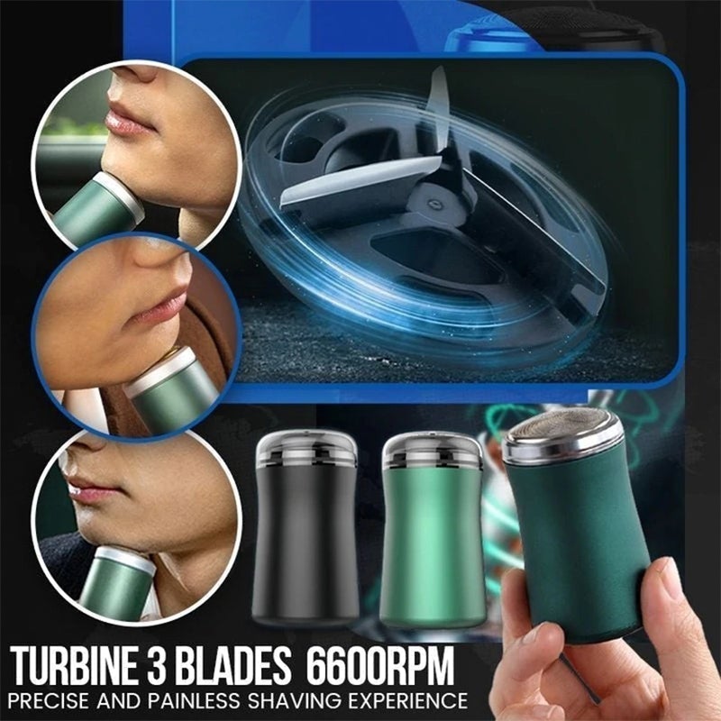 Pocket Size Washable Electric Razor Peachloft