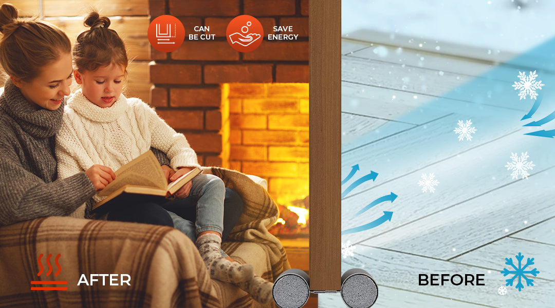 Waterproof Door Bottom Seal Strip 1 Peachloft