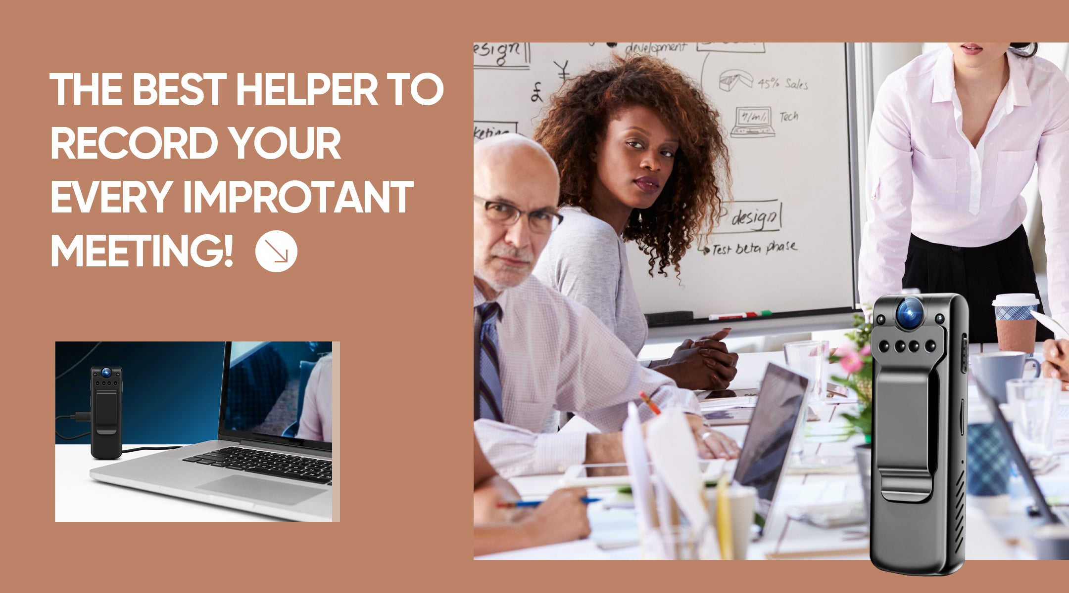 Portable Video Recorder Device Peachloft