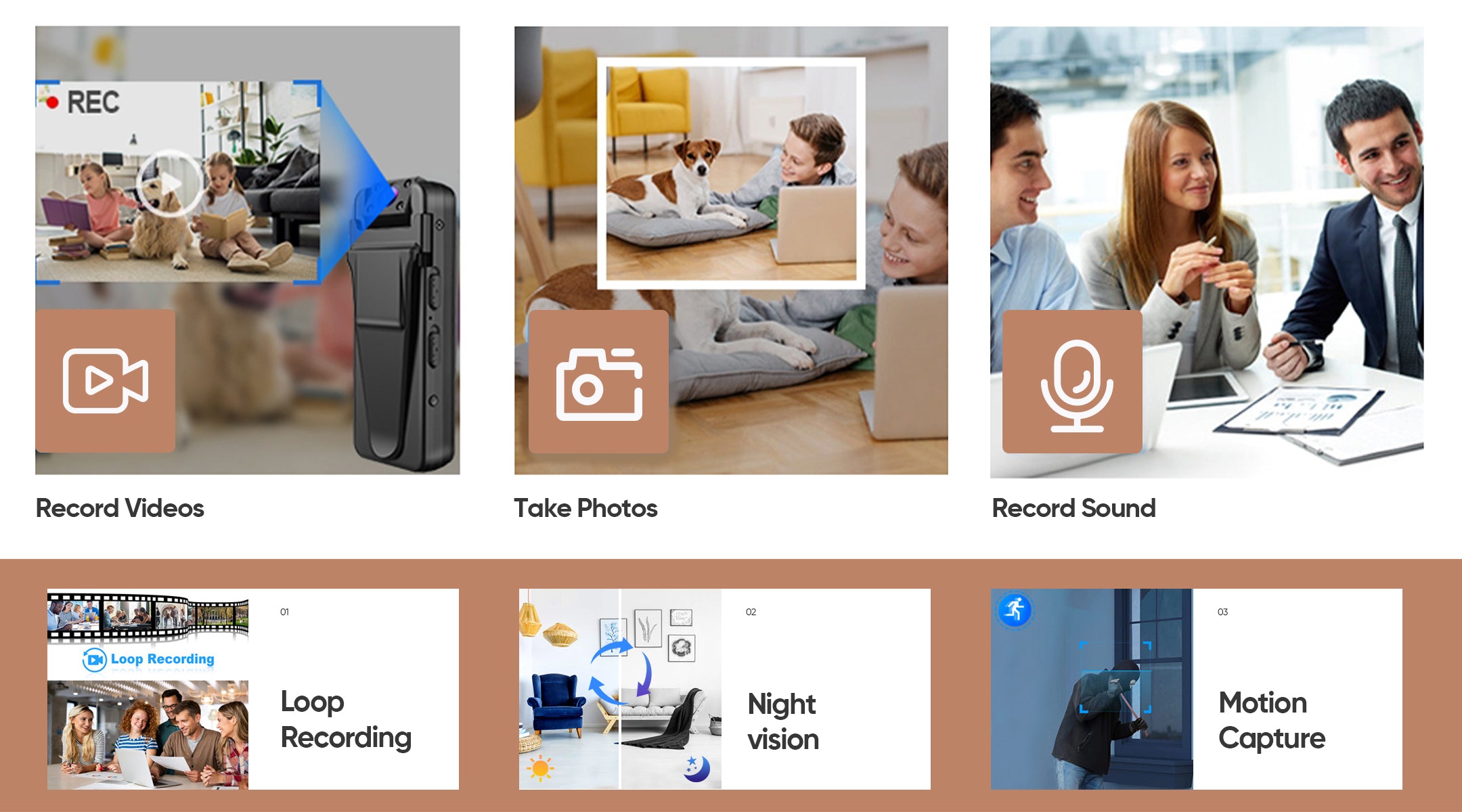 Portable Video Recorder Device Peachloft