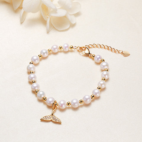 TOBILLERA HOJAS CON PERLAS: Elegancia y Sofisticación