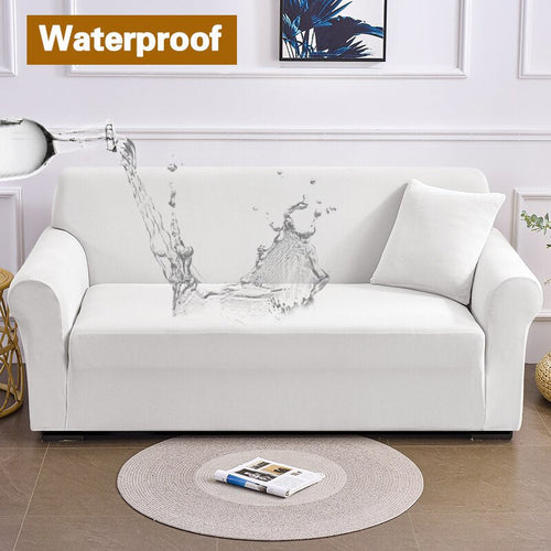 Protective White Sofa Slipcover
