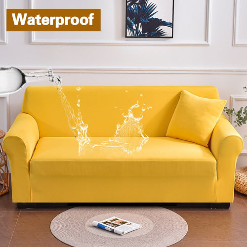 Waterproof Yellow Sofa Cover