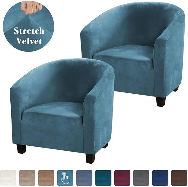 Plush Elastic Club Tub Couch Cover