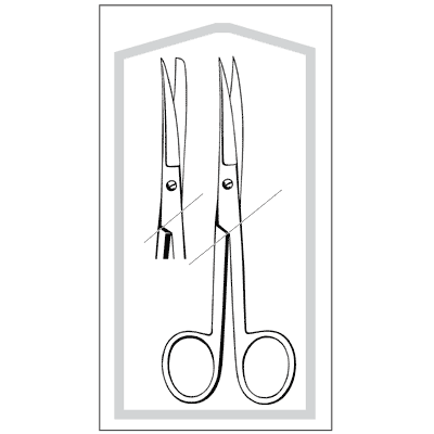 Econo Sterile Operating Scissors 5 1-2