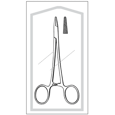 Econo Sterile Baumgartner Needle Holder 5 1-2