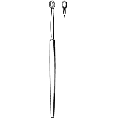 Merit Fox Dermal Curette #1 - 98-413