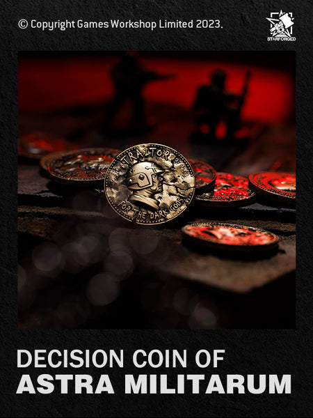 Starforged Cadian Shock Troops Decision Coin Astra Militarum Commemorative Coin Other Warhammer 40K