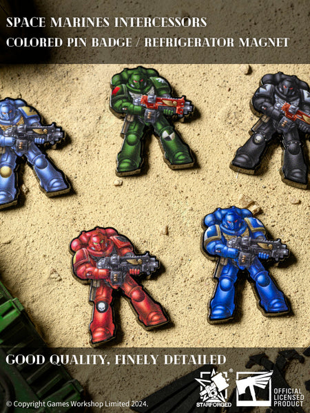Starforged Warhammer 40K Primaris Space Marines PSM Chapter Pin Badge Refrigerator Magnet Other