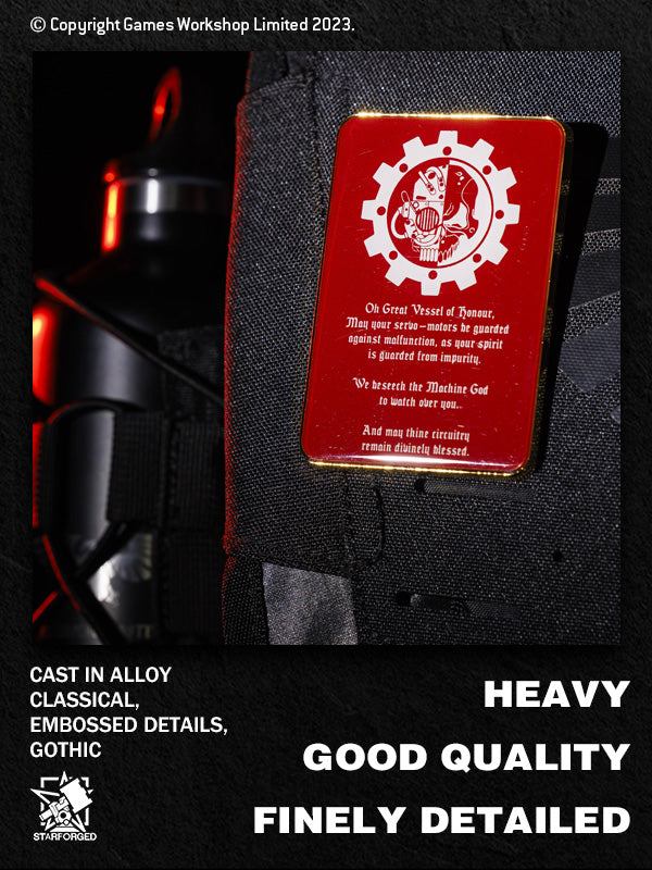Starforged Adeptus Mechanicus STC Pin Badge Refrigerator magnet Warhammer 40000 Brooch Other