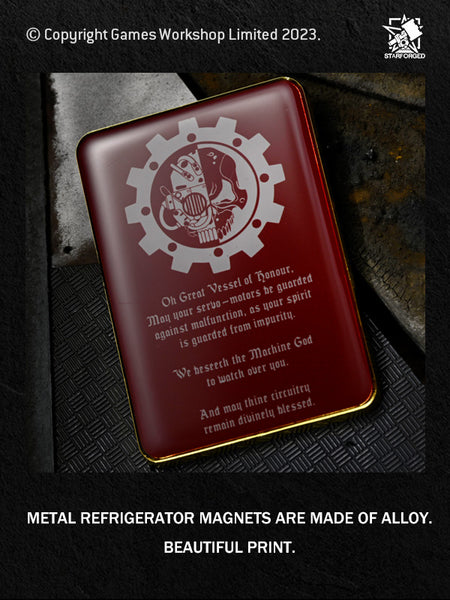 Starforged  Adeptus Mechanicus STC Pin Badge Refrigerator magnet Warhammer 40000 Brooch Other