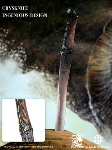 Starforged Dune II Sandworm Teeth Crysknife Atreides Movie Peripheral Props Restored to Original Authorized Version Other