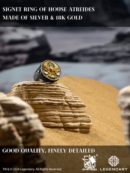 Starforged Dune II Paul Atreides Family Duke Heritage Ring The One Licensed by Legendary Pictures