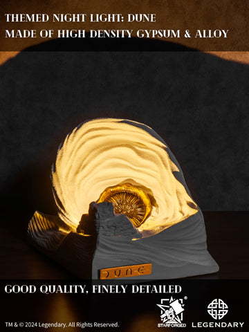 Starforged Themed Night Light Dune II Sandworm Independent Creative Design Table Lamp Movie Collection Gifts Other