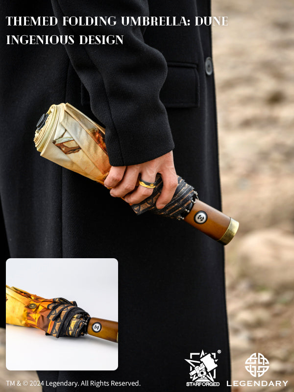 Starforged Themed Folding Umbrella: Dune II Sci-fi Movies Peripheral Boyfriend Gifts Atreides Empire Other