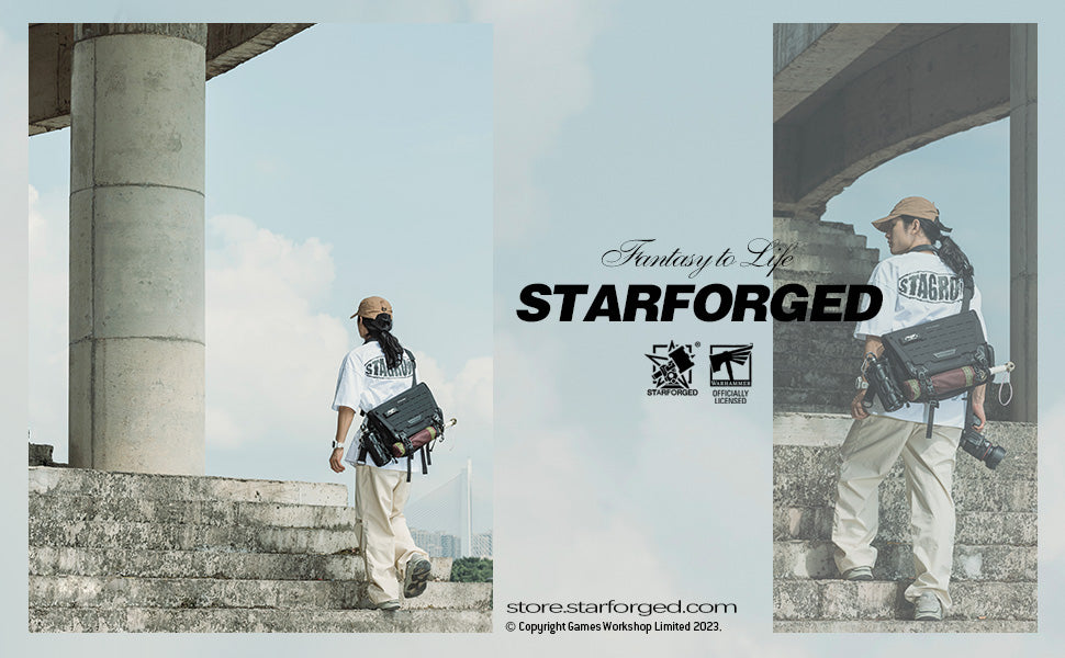 Starforged “Imperium Mailer Bag ” Luxury Level  Outdoor Waterproof Backpack Warhammer 40K Multifunctional Shoulder Bag Other