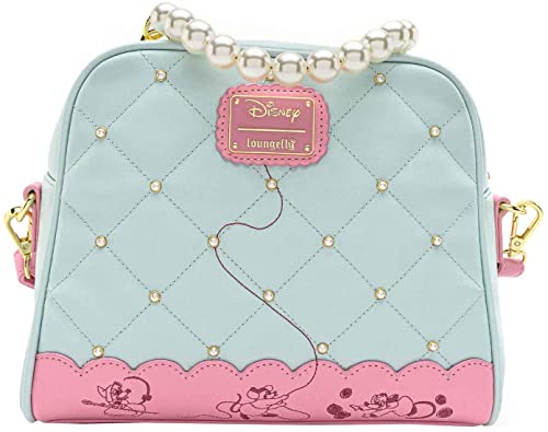 LOUNGEFLY x Disney Cinderella 70th Anniversary Pearl Handle Crossbody Bag