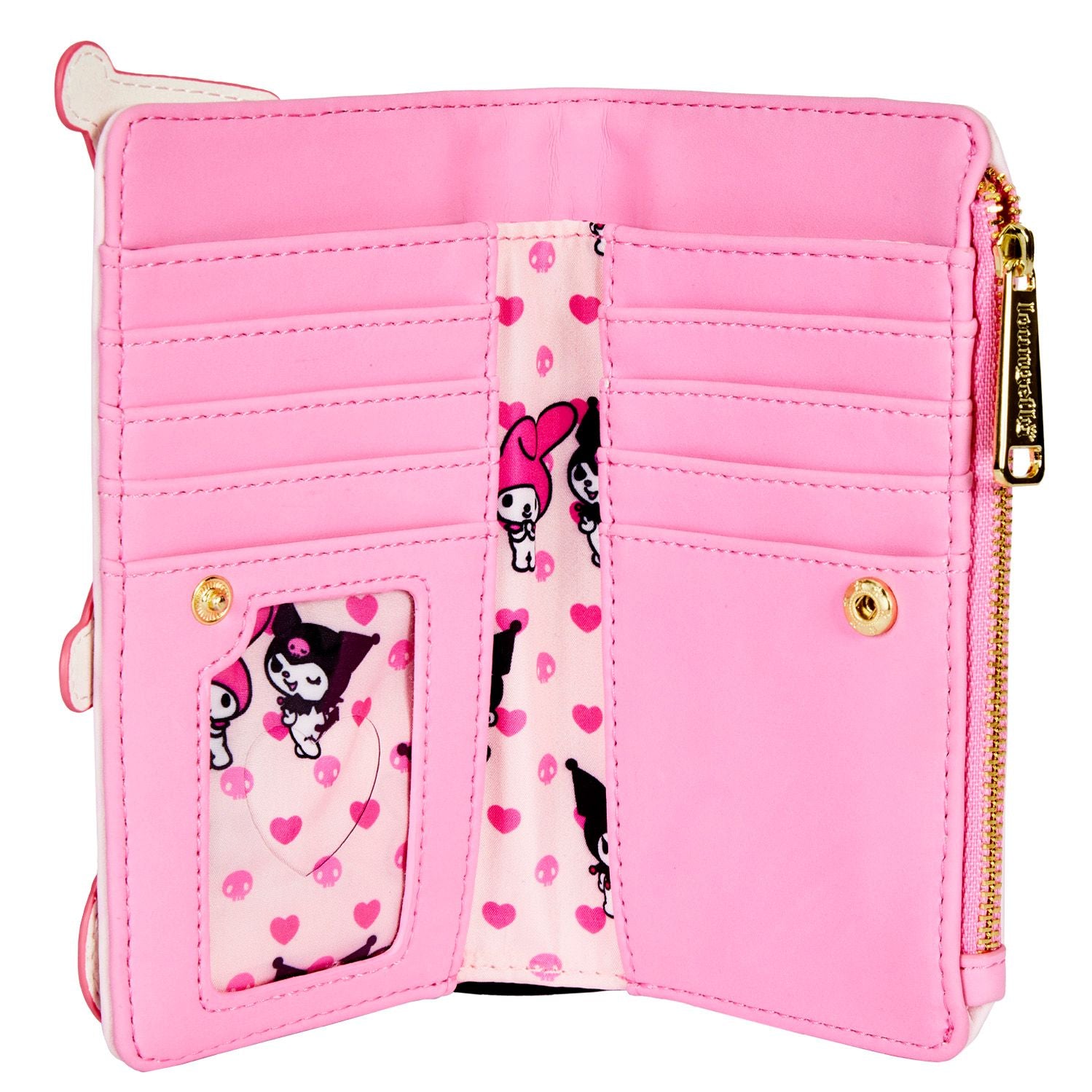 LOUNGEFLY Sanrio My Melody and Kuromi Wallet