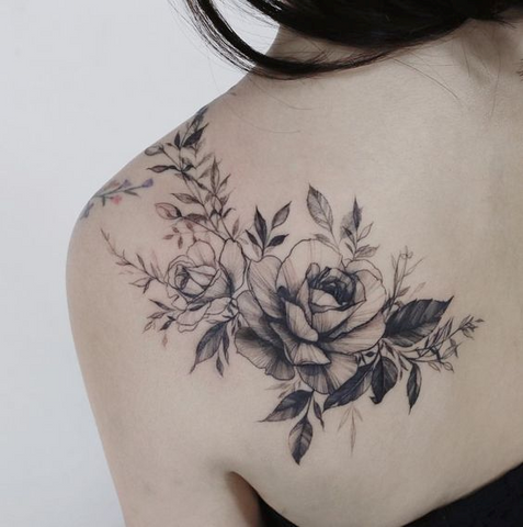 Shoulder Tattoo-Something You Need To Know About Tattoo Color
