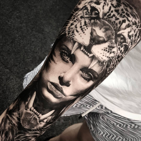 Black and grey realism tattoo-Something You Need To Know About Tattoo Color
