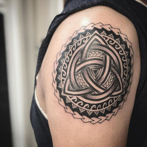 Tattoo uploaded by Ryan Provencio  Triquetra Celtic Knot  Tattoodo