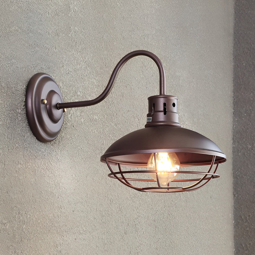 Retro Iron LED Waterproof Industrial Style Outdoor Wall Lights Wall Lamp