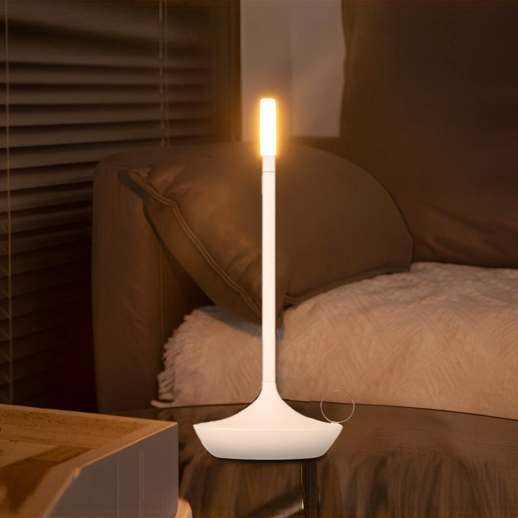 Candle Cordless Table Lamp USB Touch Dimming Portable LED Warm Wick Lighting