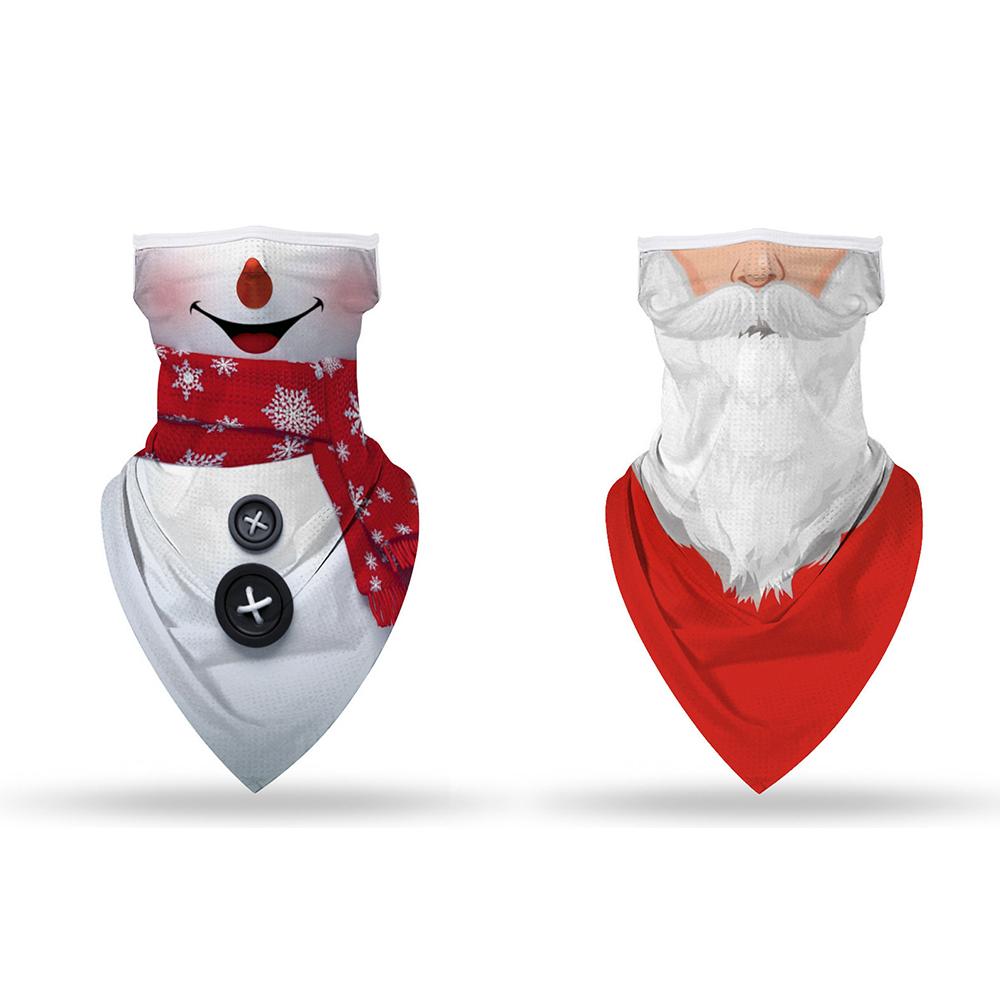 2 Pcs Ugly Christmas Masks Neck Gaiters