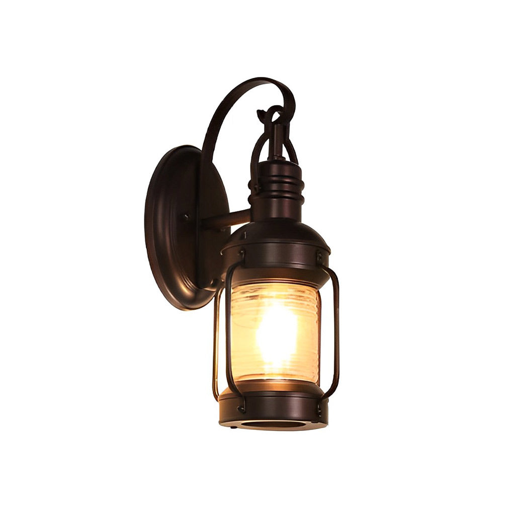 Antique Lantern Aluminum Waterproof LED Outdoor Wall Lamp Lawn Lights