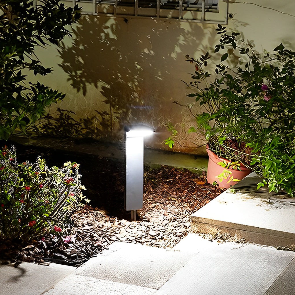 Smart Switch Waterproof LED Black Modern Outdoor Lawn Lamp Path Lights