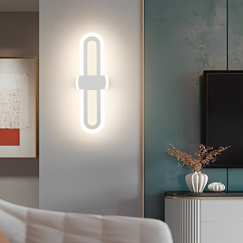 Rounded Rectangular Creative LED Modern Wall Lamp Wall Sconces Lighting