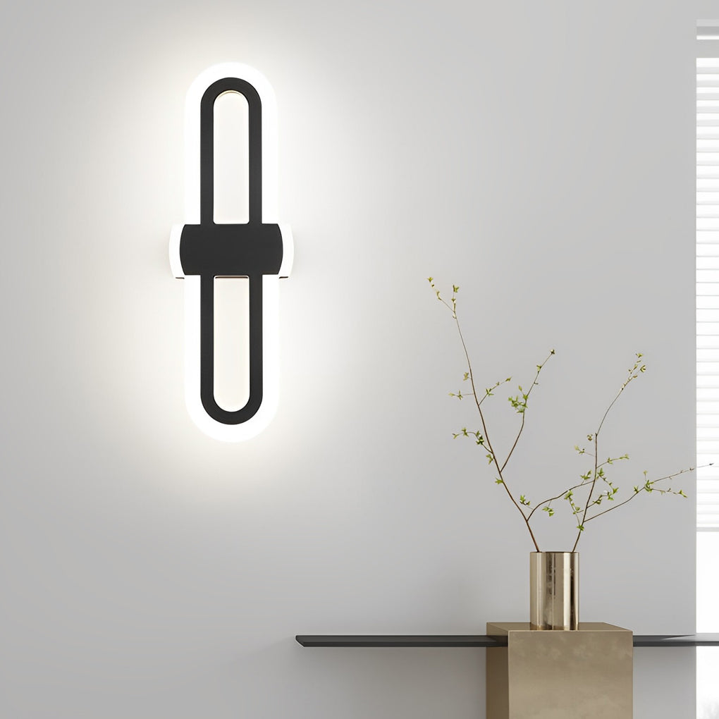 Rounded Rectangular Creative LED Modern Wall Lamp Wall Sconces Lighting