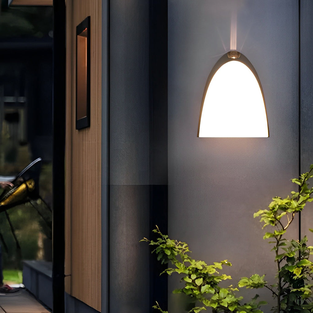 Creative LED Waterproof Aluminum Black Modern Outdoor Wall Sconce Lighting