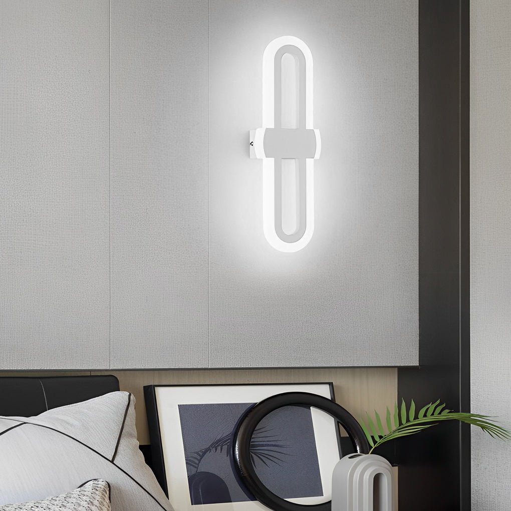 Rounded Rectangular Creative LED Modern Wall Lamp Wall Sconces Lighting