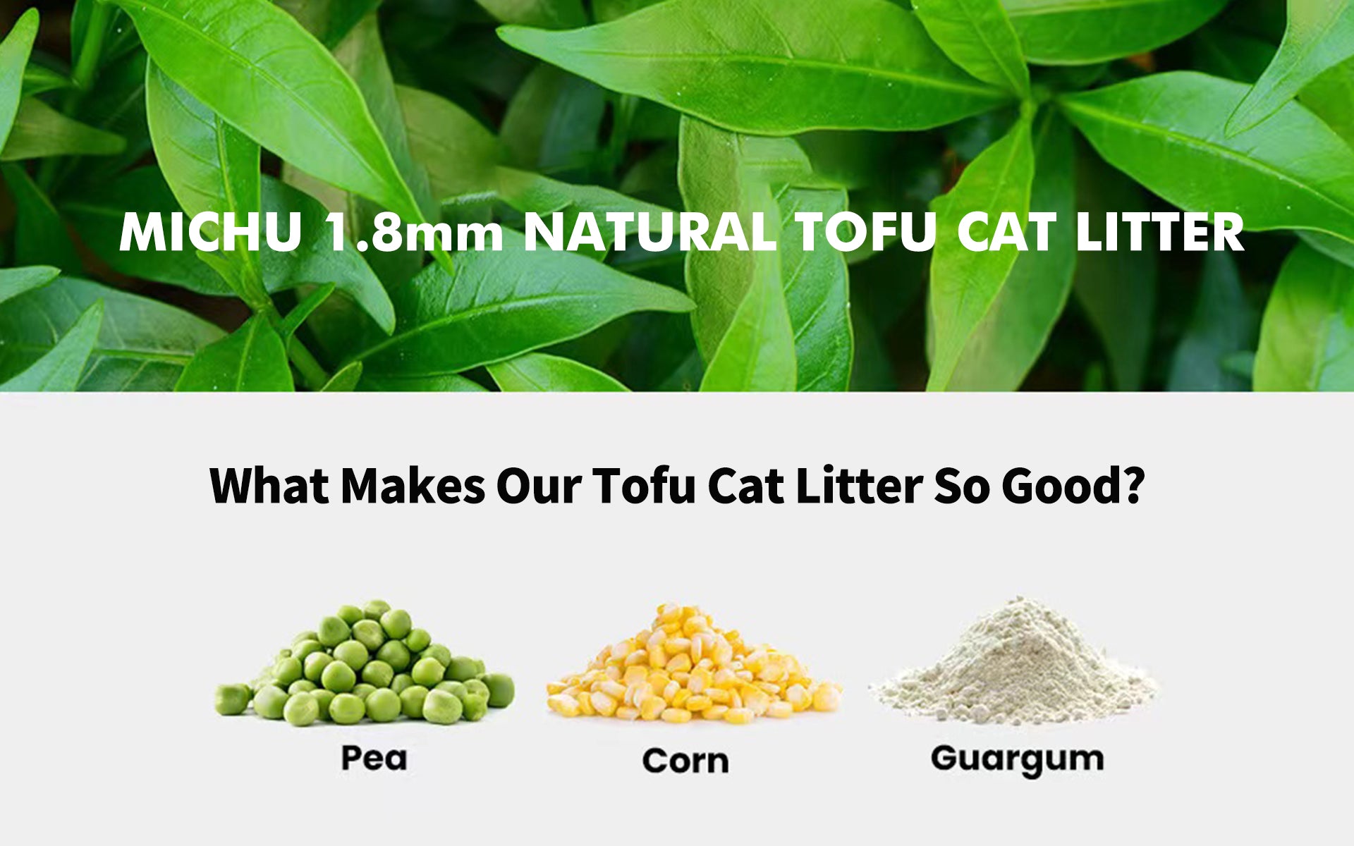Naturally made Tofu Cat Litter