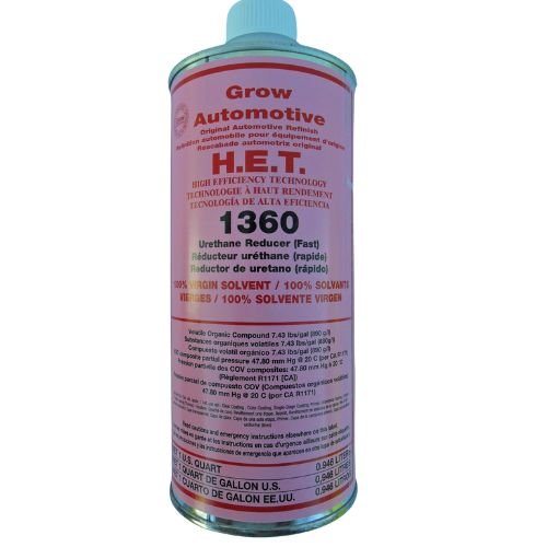 Grow Automotive 1360 Fast Urethane Reducer, Quart