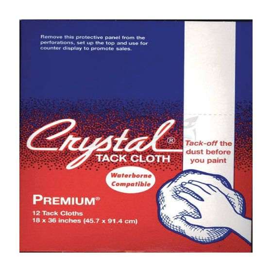 Crystal? Premium? PREM-A Tack Cloth, 36 in x 18 in, 12 pk