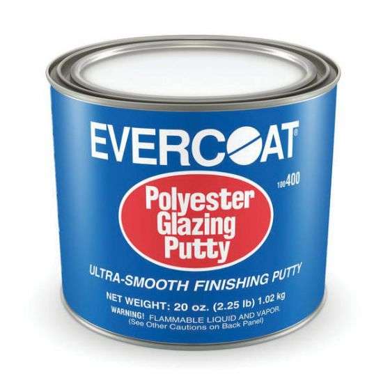 EVERCOAT? 100400 Polyester Glazing Putty, 20 oz Can, White