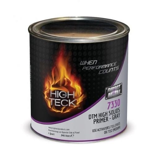High Teck 7330 Gray DTM High Solids Primer, Quart 4:1 Mix