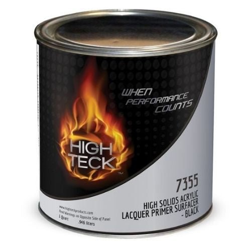 High Teck 7350 Gray Acrylic Lacquer Primer Surfacer, Quart