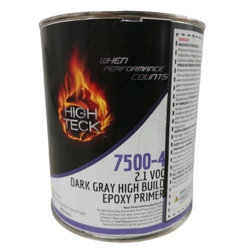High Teck 7500 Gray 2K Epoxy Primer 1:1 Mix, Quart