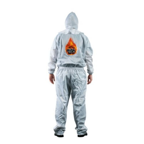 High Teck Premium White Polyester Paint Suit