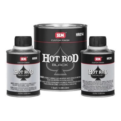 SEM HR010 National Rule Hot Rod Black Single Stage Kit, 1.5 qt