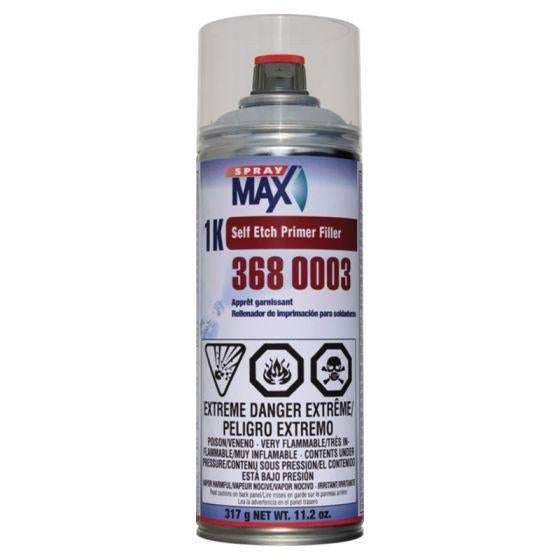 SprayMax? 3680003 Light Gray Self-Etch Primer Filler, 11.2 oz