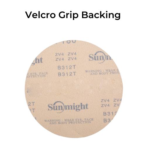 Sunmight 6 Inch 120 Grit Gold Grip Sanding Disc, 50 pk