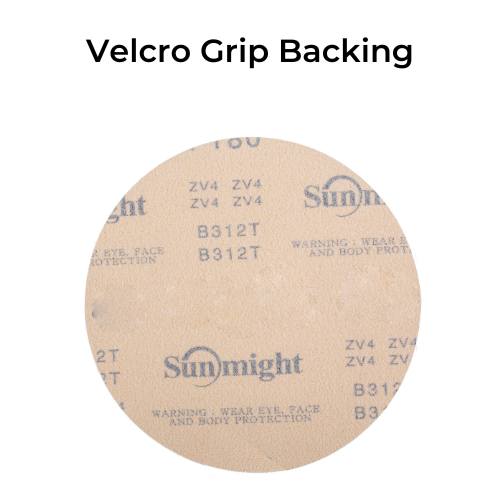 Sunmight 6 Inch 220 Grit Gold Grip Sanding Disc, 50 pk