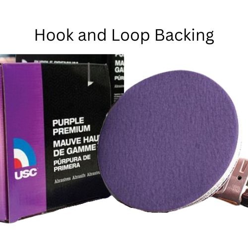 USC Purple Premium 40 Grit 6 in Grip Sanding Disc #991403, 50 pc