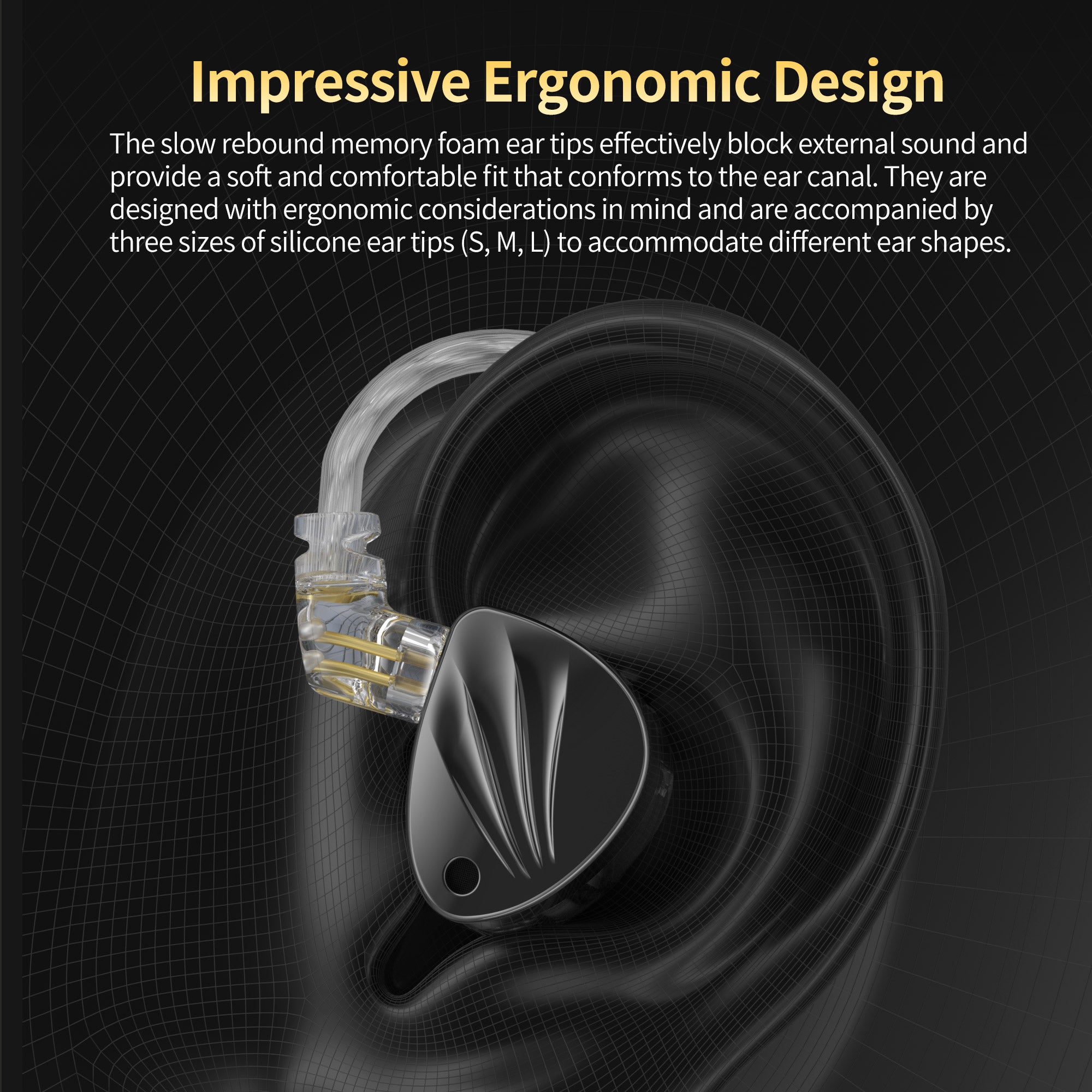 Gadgetoo Kz Krila Hybrid Technology Tunable In Ear Earphones Impressive Ergonomic Design