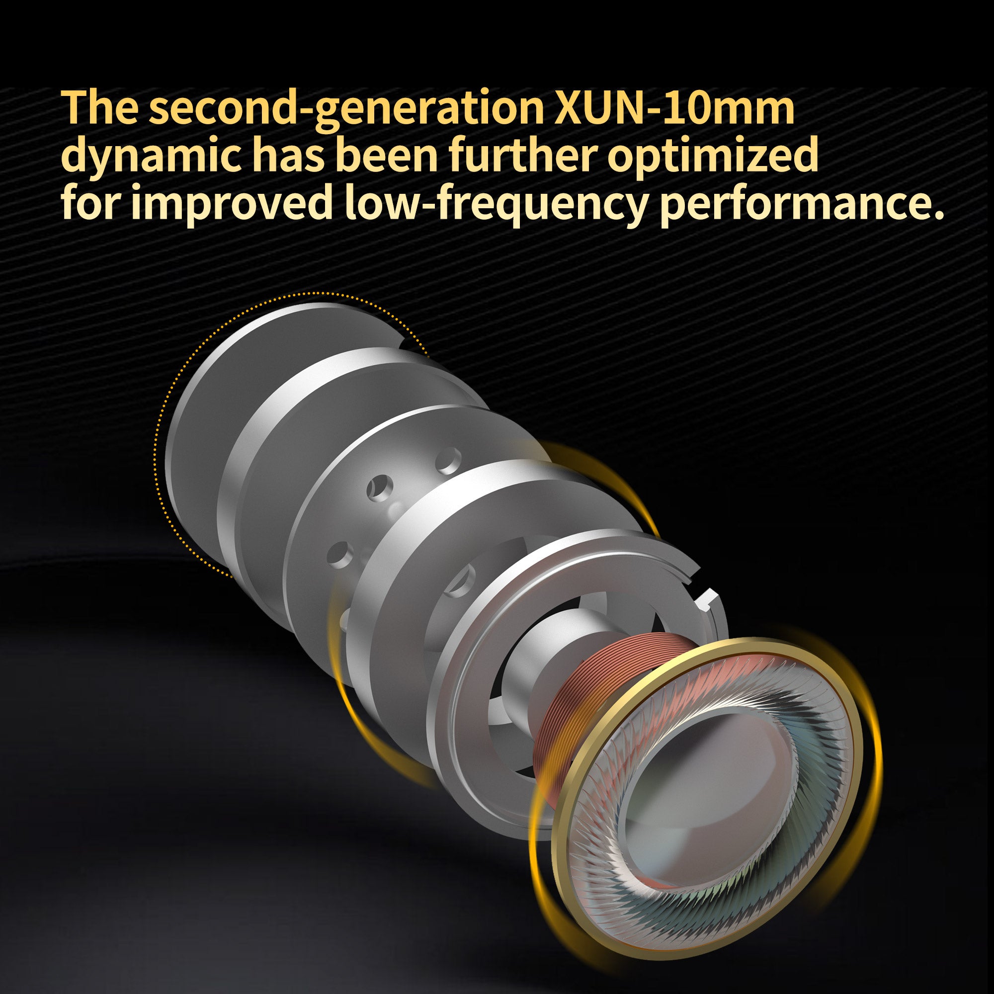 Gadgetoo Kz Krila Hybrid Technology Tunable In Ear Earphones The Second-Generation Xun-10Mm Dynamic Has Been Further Optimized For Improved Low-Frequency Performance.